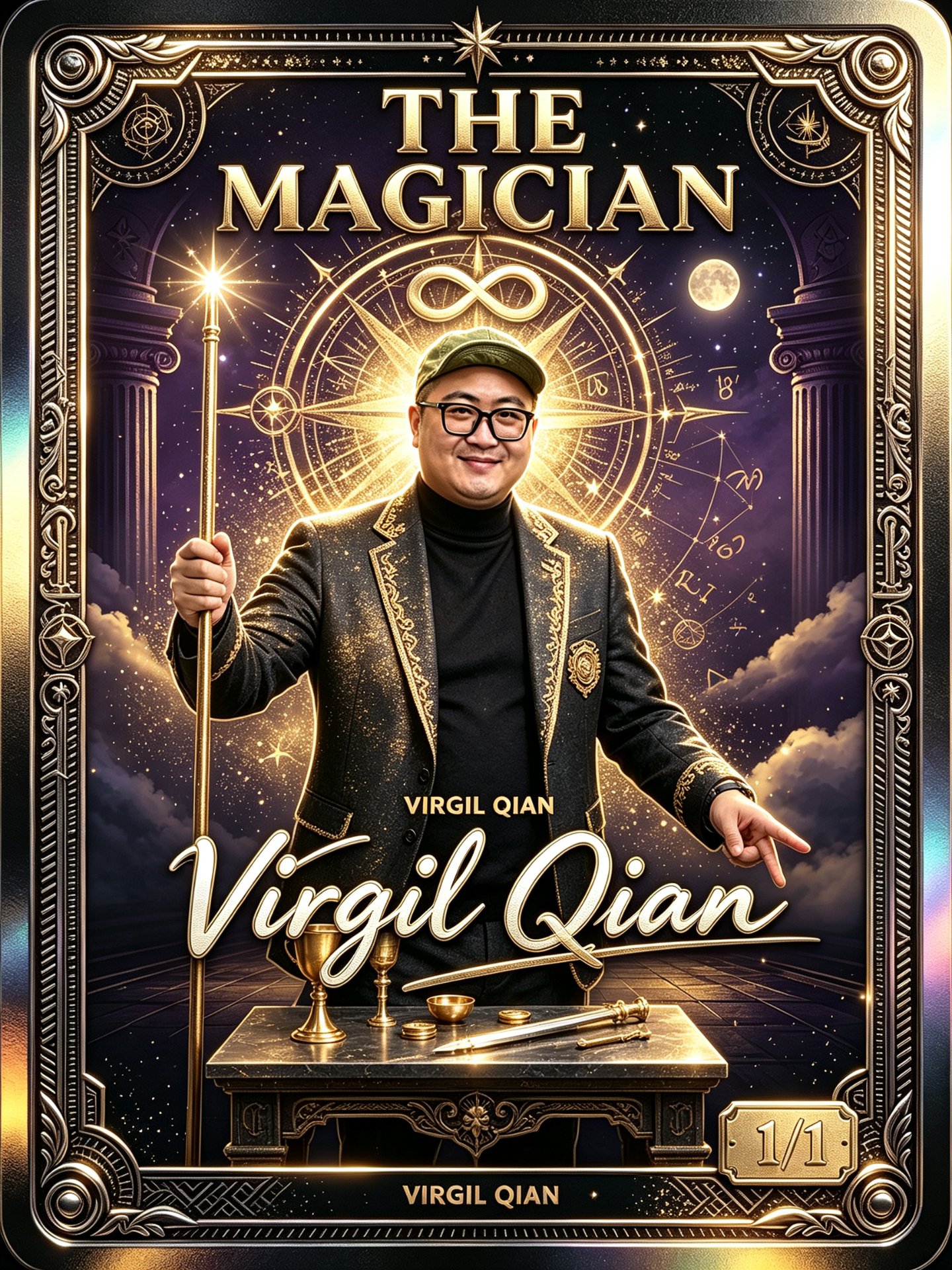VaSTAR custom tarot deck card
